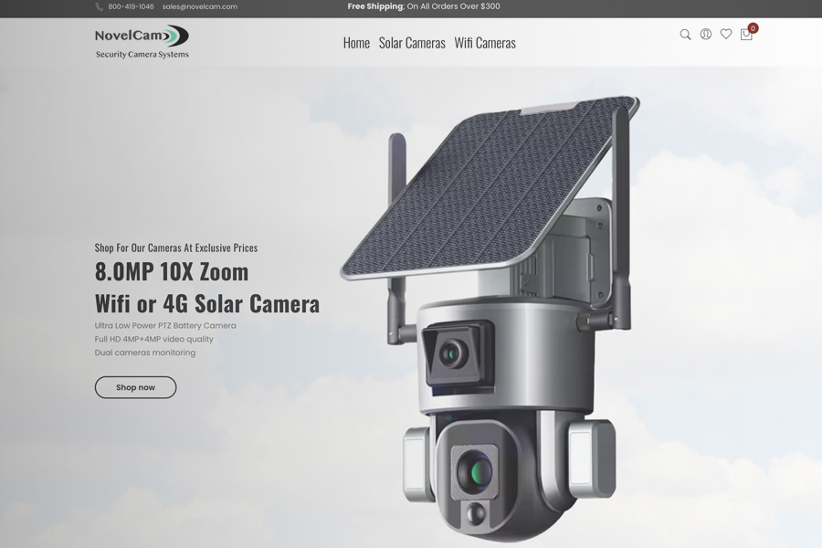 NovelCam.com — High-scale Magento E-Commerce