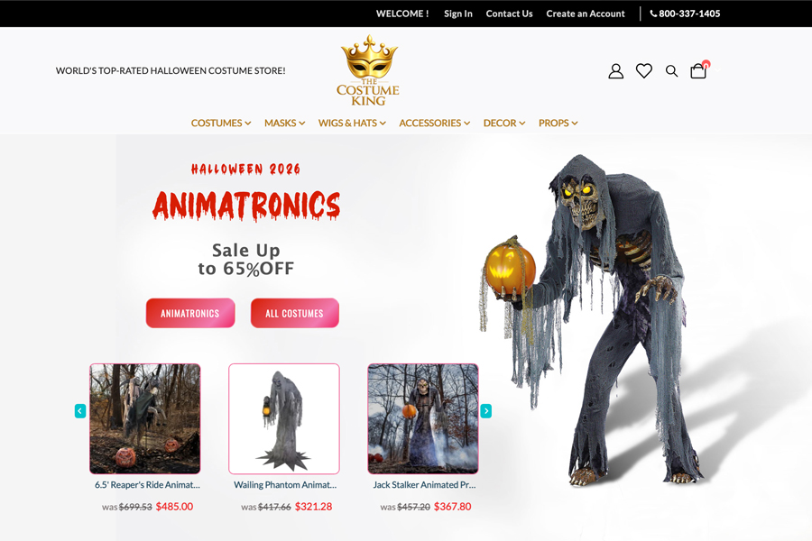 TheCostumeKing.com — High-Scale Magento E-Commerce